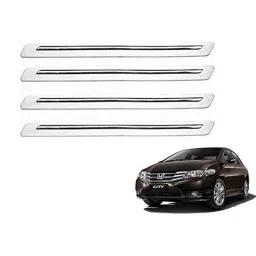 Kozdiko 4 Pcs White Car Bumper Protector Set for Honda Jazz-picture-40