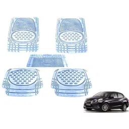 Kozdiko 5 Pcs 6605 PVC &a; Rubber Clear Car Foot Mat Set for Honda Amaze-picture-16