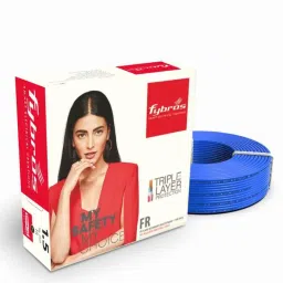 Fybros 1.5 Sqmm 180m Blue Single Core FR PVC Insulated Multistrands Industrial Cable, FWC1017-picture-20