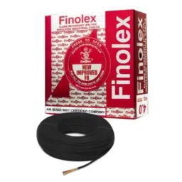 Finolex 4 Sqmm 90m Black Single Core FR PVC Copper Insulated Industrial Cable, 10306-picture-46