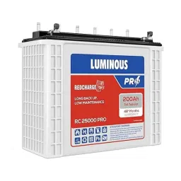 Luminous Red Charge RC 25000 PRO 200 Ah/12V Recyclable Tall Tubular Inverter Battery for Home, Office &a; Shops-image-0