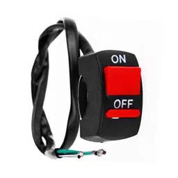 Auto Pearl 7/8 inch 12V Bike Fog Light Handle Bar Switch for Yamaha Fazer image 2