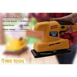 Pro Tools 2091-A 90mm 240W Orbital Sander with 3 Months Warranty image 4