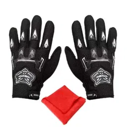 AllExtreme EXKFFRG Large Black Knighthood Full Finger Riding Gloves with Carbon Fiber Shell Protection-picture-25