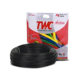 TWC Advance 1.5 Sqmm Black FR PVC Insulated Solid Stranded Flexible Copper Wire, TWCAD03-picture-28