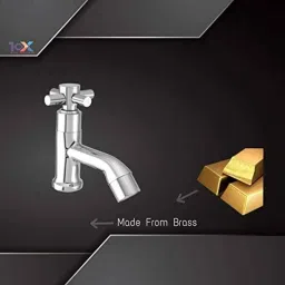 10X Brass Pillar Tap, Size: M image 5