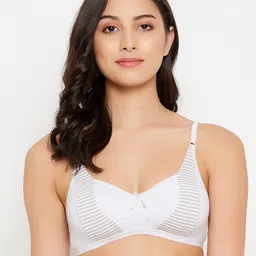 Clovia Women Grey Melange Bra-image-94