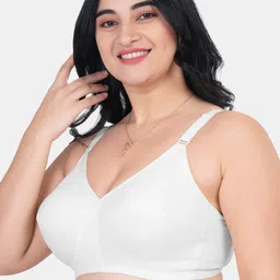 Souminie Pack Of 3 Pure Cotton Minimizer Bra Full Coverage Non Padded All Day Comfort image 5