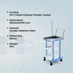 Diya 360x440x700mm M-978 ECG Trolley image 4