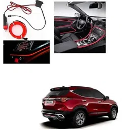 Kozdiko 12V 5m Red Car Interior Decor Neon Strip Light for Kia Seltos, Koz-90205-picture-21