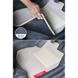 Elegant Cord Beige Carpet Car Mat Compatible with Maruti Suzuki Ignis image 4