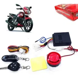 Auto Pearl 12V Black Two-Way Anti Theft Motorcycle Alarm Kit with 2 Pcs Remote for Flame 125-picture-39