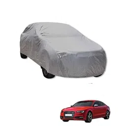Kozdiko Polyester Car Silver Matty Body Cover without Mirror Pocket for Audi S5-picture-31