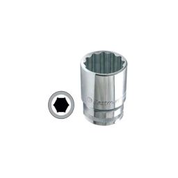 Eastman 1/2 inch Drive Hex Sockets -CRV, E-2201, 19 mm (Pack of 6)-picture-37