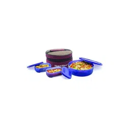 Signoraware Mauve Classic Lunch Box Set with Bag, 501-picture-28