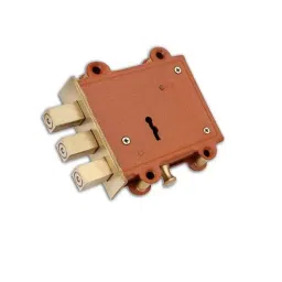 Smart Shophar 4 Inch Brown &a; Gold Delux Dead Lock, 54454-BDLD-04-picture-24