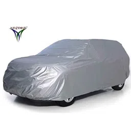 Kozdiko Silver Matty Car Body Cover with Buckle Belt for Maruti Suzuki Ritz image 2