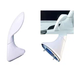 SureStrive ABS White Front Left Side Fender Angle View Bonnet Blind Mirror for Kia Sportage All Model image 3