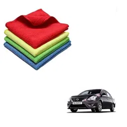 Kozdiko 40x40cm 300GSM Microfiber Cleaning Cloth for Nissan Sunny (Pack of 4)-picture-11