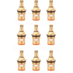 Spazio 1/2 inch Brass Quarter Turn Ceramic Disc Cartridge for Tap (Pack of 9)-picture-30