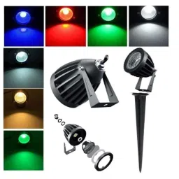 Nortek Hydra 5W Waterproof Aluminium Red Garden LED Spot Light (Pack of 4) image 3