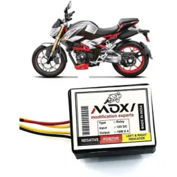 Auto Pearl 12V Black Front &a; Rear Flasher Indicator Light for Hero XF3R-picture-42