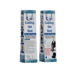 C-Cure Plastic &a; PVC Cooling Gel Seat Cushion for Car Seat, Office Chair &a; Wheelchair, CGSC-001 image 2