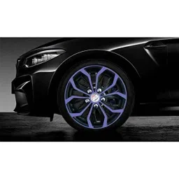 Auto Pearl 4 Pcs 15 inch Black ABS Press Type Hubcap Wheel Cover Set with Retention Ring for Mahindra Marazzo2019 image 3