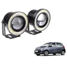 Kozdiko 2 Pcs 15W 3.5 inch High Power White LED Projector COB Fog Light Set with White Angel Eye Ring for Hyundai Grand i10, koz_72665-picture-18