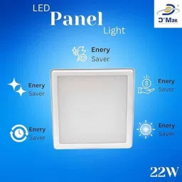 D&s;Mak 22W 3-in-1 Square PC LED Panel Light (Pack of 4) image 4