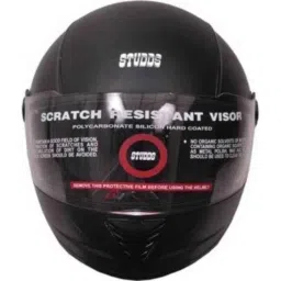 Studds Professional Black Motorbike Helmet with Black Strip, Size (XL, 600 mm)-picture-10