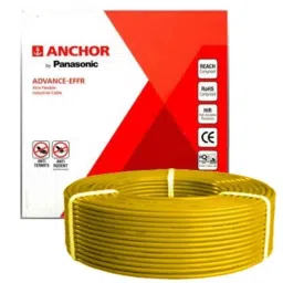 Anchor By Panasonic 90m 1 Sqmm Yellow Advance EFFR High Voltage Copper Industrial Cable-picture-45