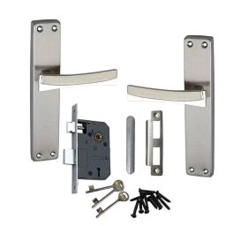 Atom Fortune2 Stain Finish Double Stage Mortise Lock Set with 3 Keys-picture-37