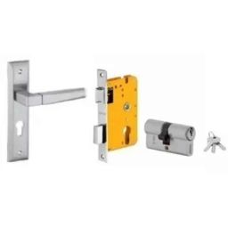 Dorset HL Series Cosmo 60mm Stainless Steel Patina Finish Door Handle Lock Set with Both Side Key Cylinder (Pack of 3)-picture-6
