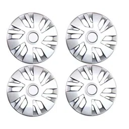 Auto Pearl 4 Pcs 14 inch Press Fit Wheel Cover Set for Mahindra Logan image 2