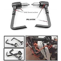 Meenu Arts Motorcycle Hand Guards 7/8 inch Brake Clutch Lever Protector Hand Guard Black Universal for All Bikes Q-41-picture-25