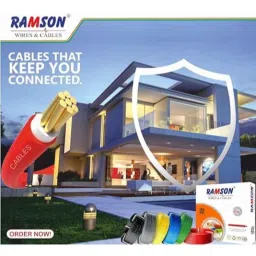 Ramson 4 Sqmm Single Core PVC Insulated Red Copper Cable, Length: 90 m image 5