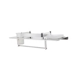 Saze Stainless Steel Chrome Finish Wall Mounted Soap Dish with Tooth Brush Holder, MP-SDBH-SSG-01 image 4