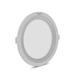 Wipro Garnet 3W 4000K Polycarbonate Neutral White Round LED Wave Panel Light, D710340 image 2