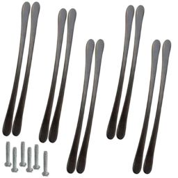 Atom 548 4 inch Black Matt Finish Zinc Cabinet Pull Handle (Pack of 10)-picture-36