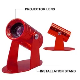 AllExtreme Ex1Dll1 Bike 3D Led Shadow Laser Light Rear Anti-Collision Fog &a; Taillight For Royal Enfield Bullet Classic 350/500, Electra, Thunderbird 500 (Random Colours) image 5