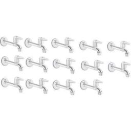 IRIS Slite Brass Chrome Finish Long Body Bib Cock (Pack of 14)-picture-48