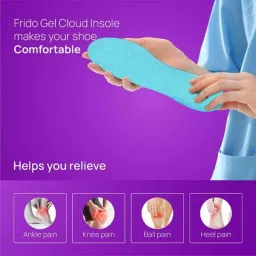Frido FR-GCIN-S-1 Dual Gel Technology Insole, Size 6 image 2