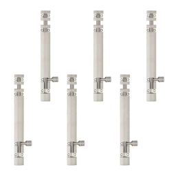 Atom 8 inch Aluminium Satin Finish Heavy Duty Joint-Less Tower Bolt, TB002-08 inch-SS-106 (Pack of 6)-picture-49