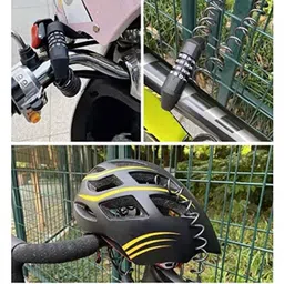 Kozdiko Plastic Black Resettable Password Multi-Use Cable Lock for Ducati Monster 821 image 2