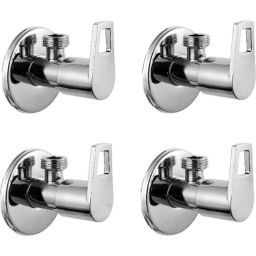 IRIS Aria Brass Chrome Finish Angle Cock (Pack of 4)-picture-0