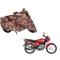 Winted Polyester UV &a; Water Resistant Bike Body Cover for Hero Splendor Plus, WIN-P-015-picture-17