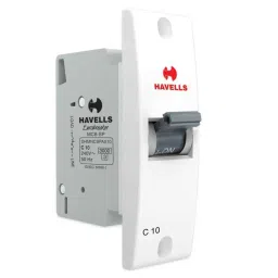 Havells Eurobreaker 10A Single Pole C Curve Mini MCB, DHMNCSPA010-picture-16