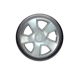 Enexoya 4 Pcs 17 inch ABS Silver Unbreakable Press Type Car Wheel Cover Set for Mahindra XUV-500, JDM111 image 2