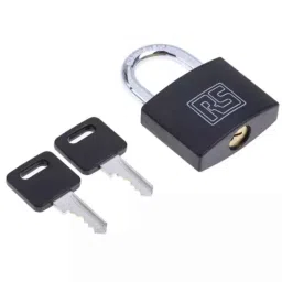 RS Pro 6x43mm Key Weatherproof Brass Padlock, 8274394 image 3